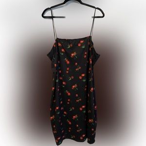 Shein curve cherry cami dress